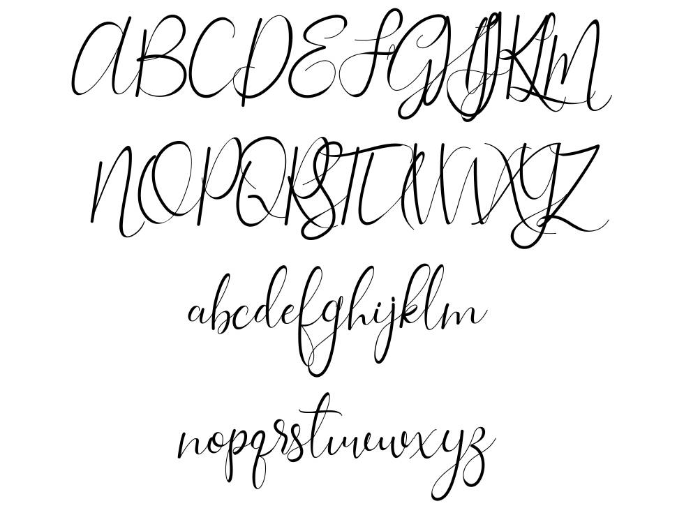 Isabela font Örnekler