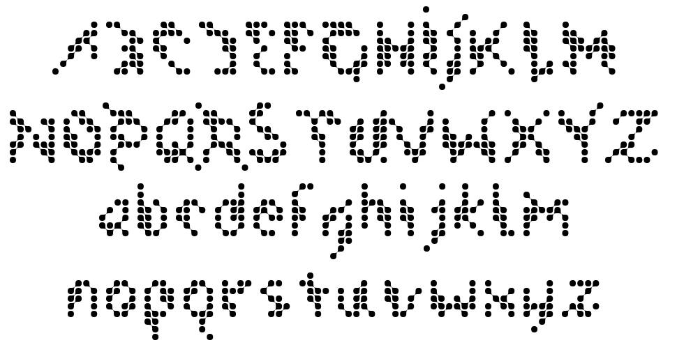 ISL Flak font Örnekler