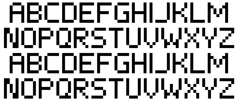 ISL Xen font Örnekler