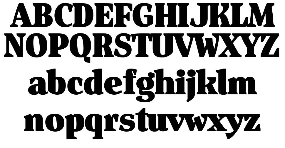 Isle Headline font specimens