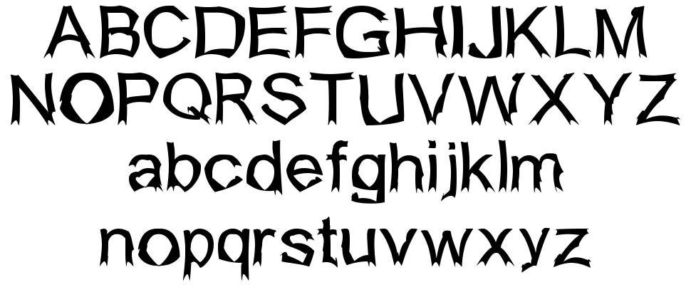 Isogul font specimens