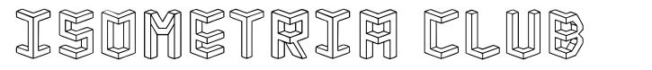 Isometria Club font