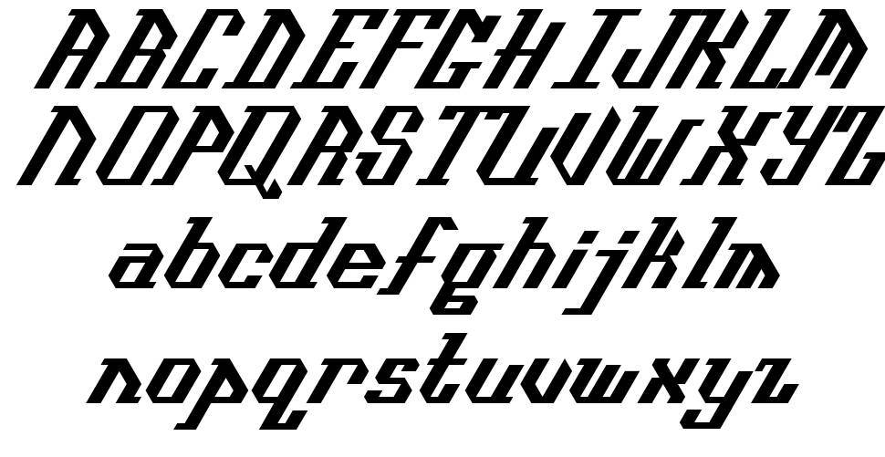 Isometype font Örnekler