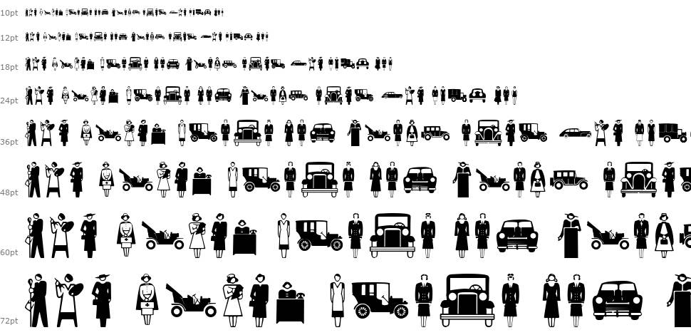 Isotype fonte Cascata