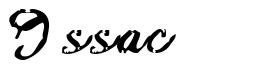 Issac шрифт