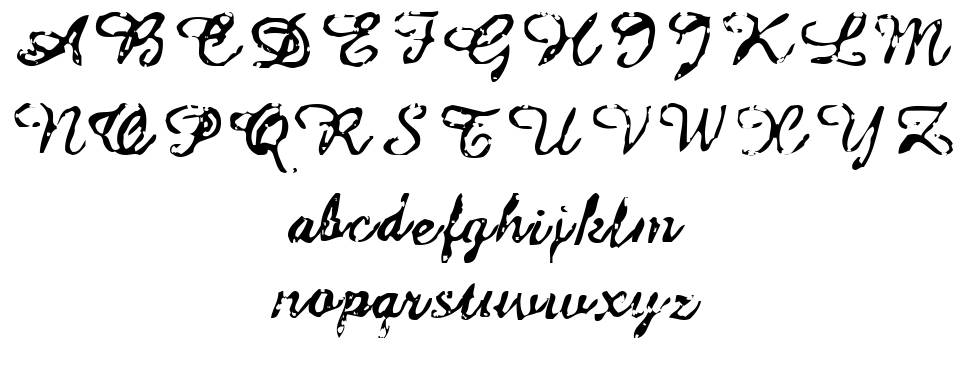 Issac font specimens