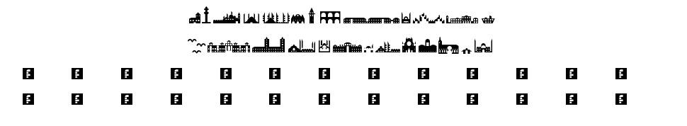 Istanbul písmo Exempláře