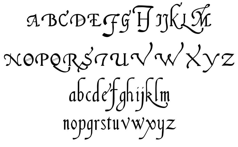 Italian Cursive, 16th c. font specimens