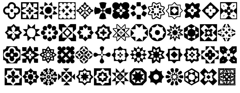 Italian Mosaic Ornaments フォント