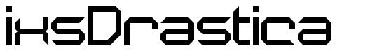 ixsDrastica 字形