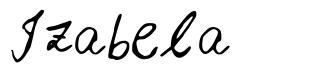 Izabela font