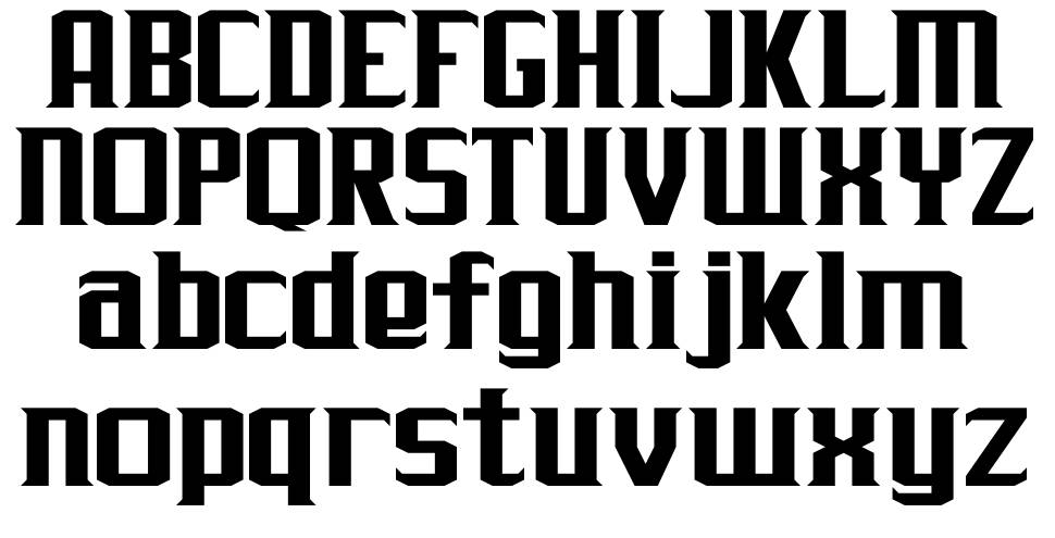 J-LOG Rebellion Serif fonte Espécimes