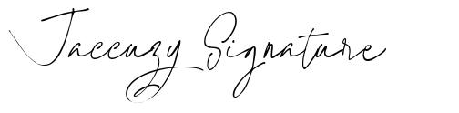 Jaccuzy Signature шрифт