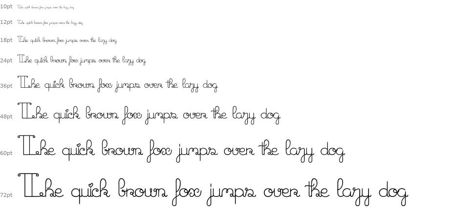 Jack and the Beanstalk font Waterfall
