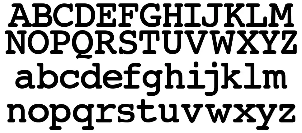 Jack Input font specimens