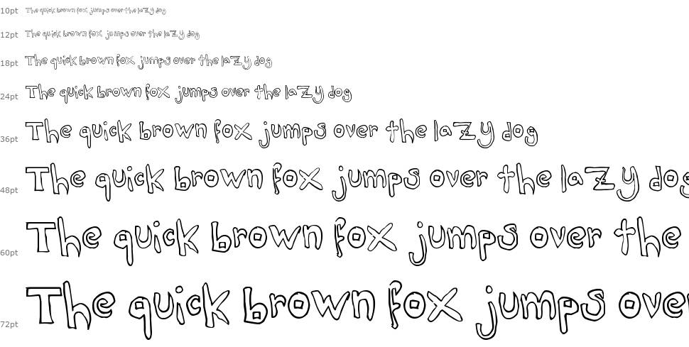 Jack Trades font Waterfall