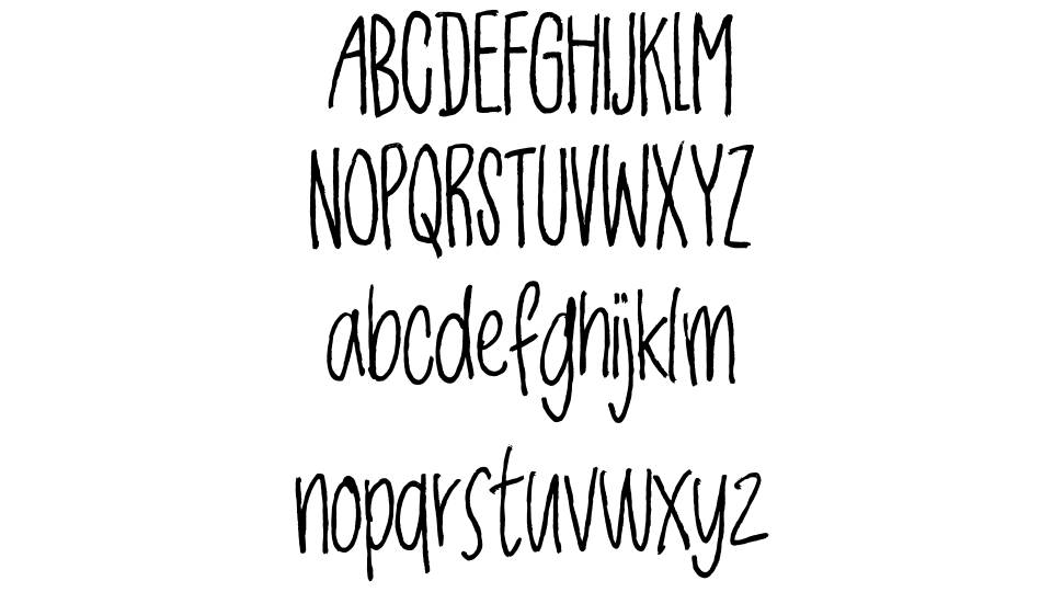 Jackdaws font Örnekler
