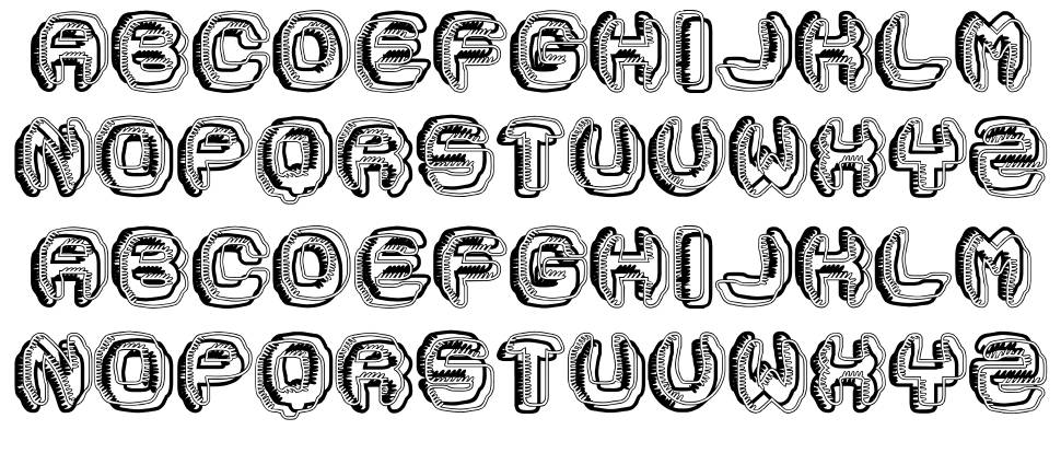 Jackdow font Örnekler