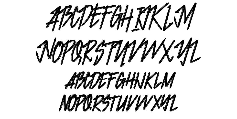 Jacklyen font specimens