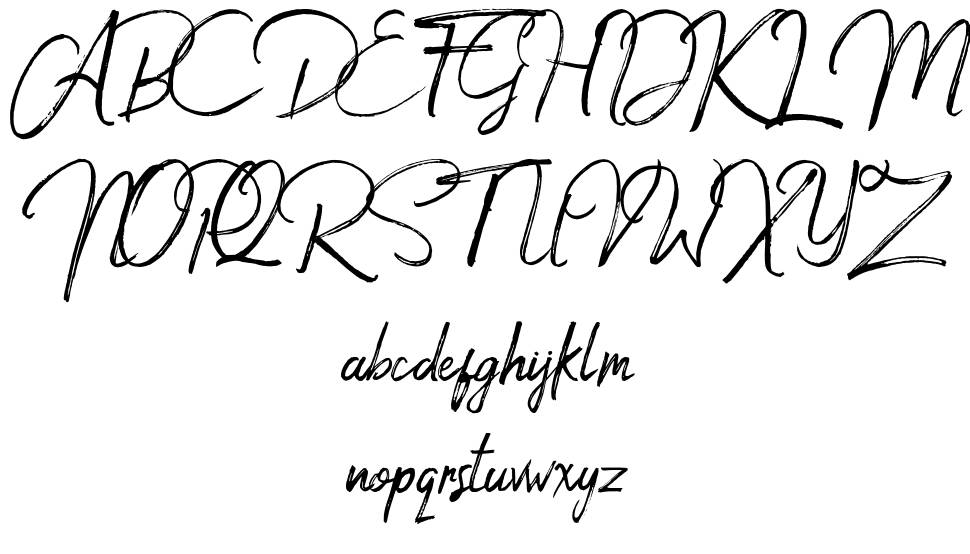Jacklyne font specimens