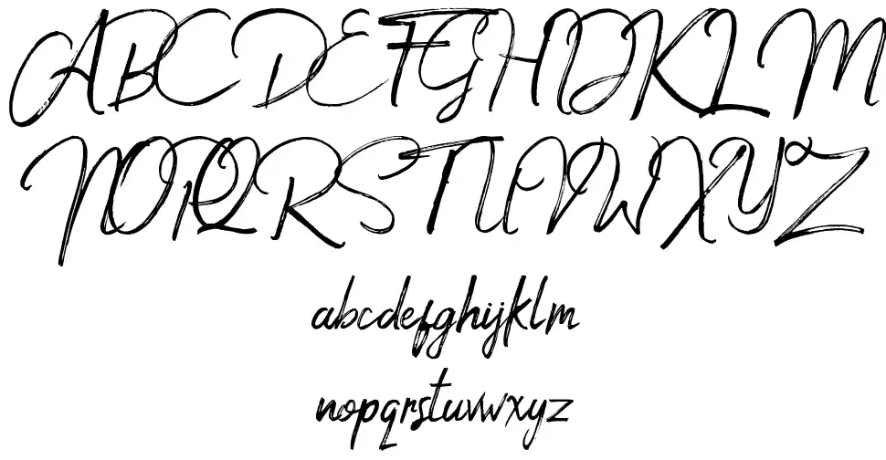 Jacklyne font Örnekler