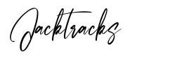 Jacktracks font