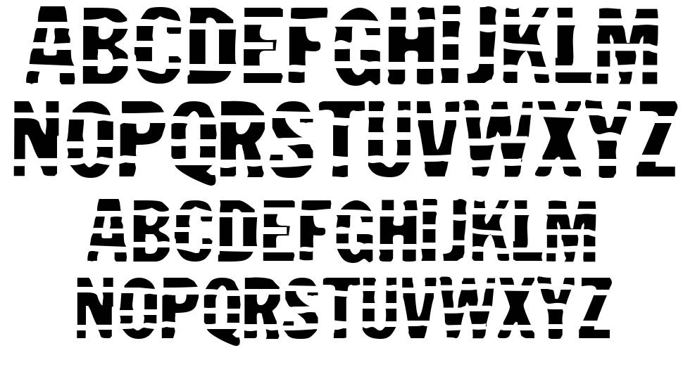 Jailbird font Örnekler