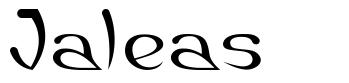 Jaleas шрифт