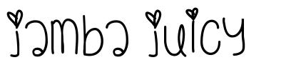 Jamba Juicy font