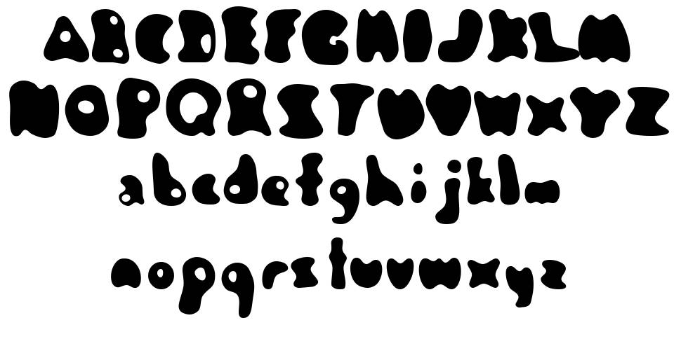 Jambotango font specimens