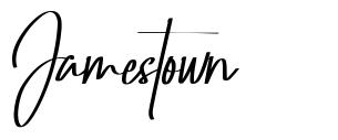 Jamestown font