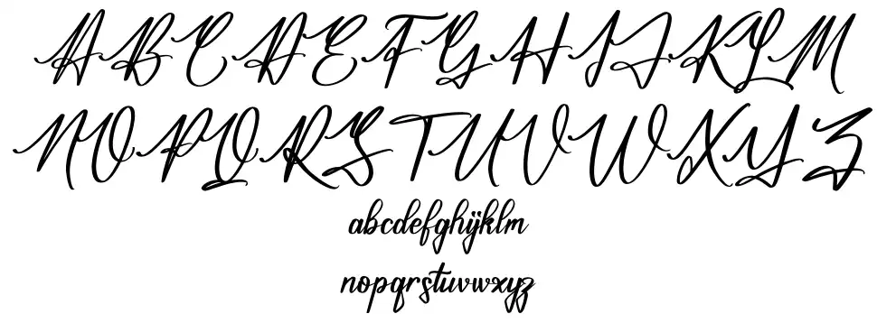 Jamesttedy Signature font Örnekler