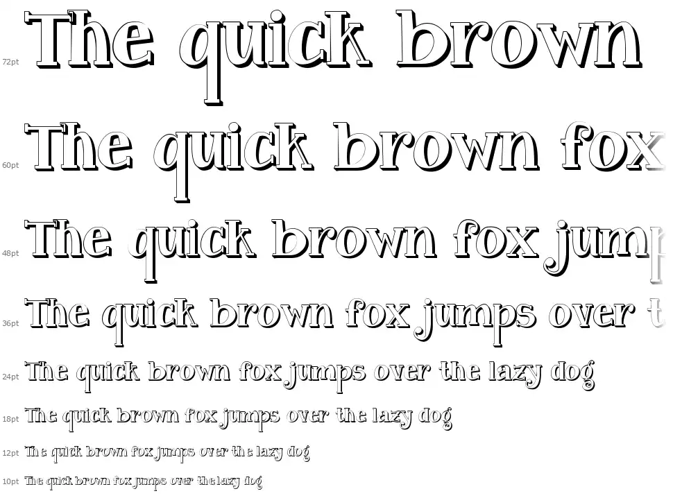Janda Curlygirlfont waterfall