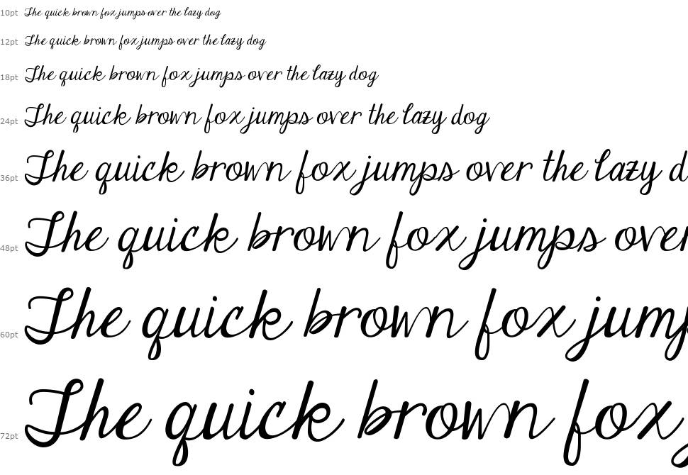 Janda Elegant Handwriting шрифт Водопад