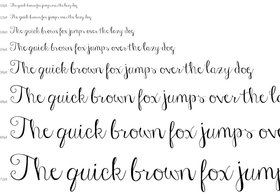 Janda Stylish Script шрифт Водопад