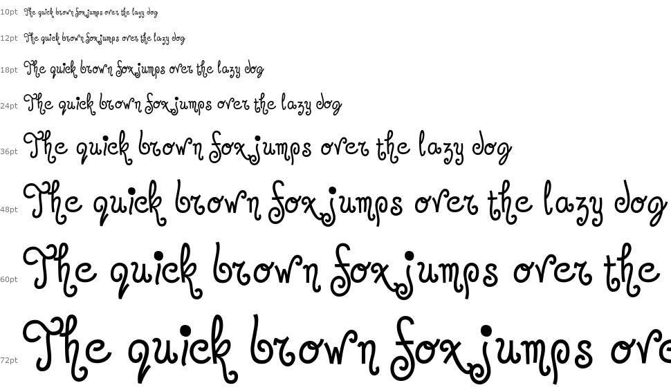 Jandles-Regular font Şelale
