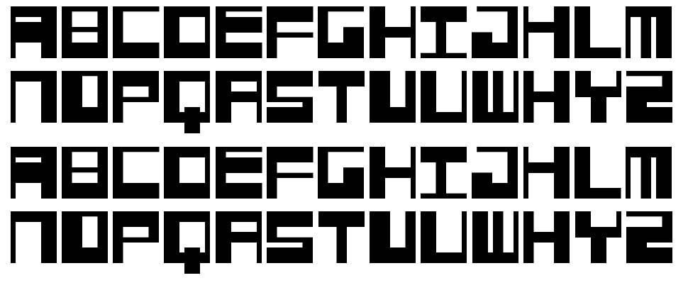 Jangotype 字形 标本