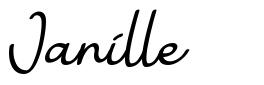 Janille font