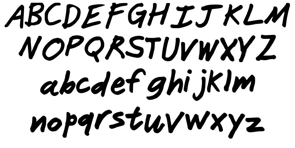 Janitor font specimens