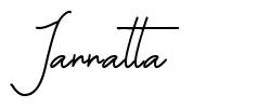 Jannatta шрифт