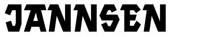 Jannsen font