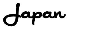 Japan шрифт