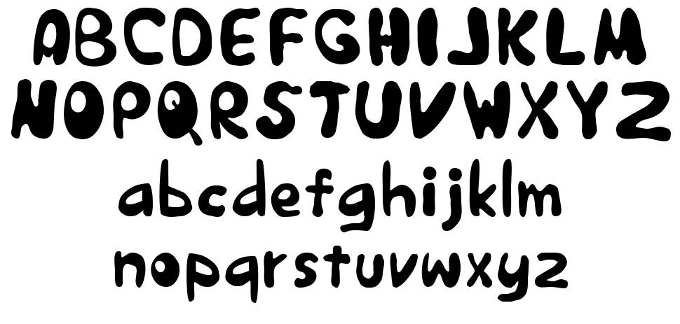 Japestyle font specimens