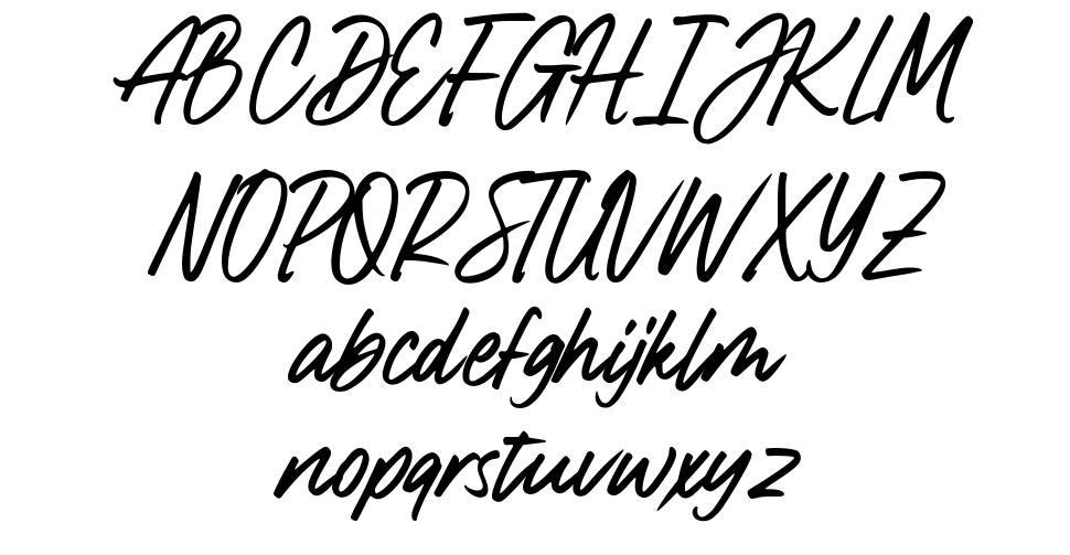 Jaqartall font Örnekler