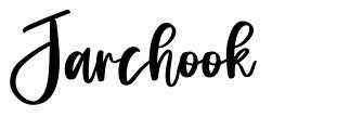 Jarchook шрифт
