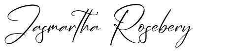 Jasmartha Rosebery font