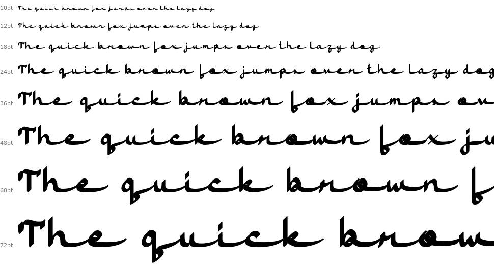 Jasmine Script шрифт Водопад