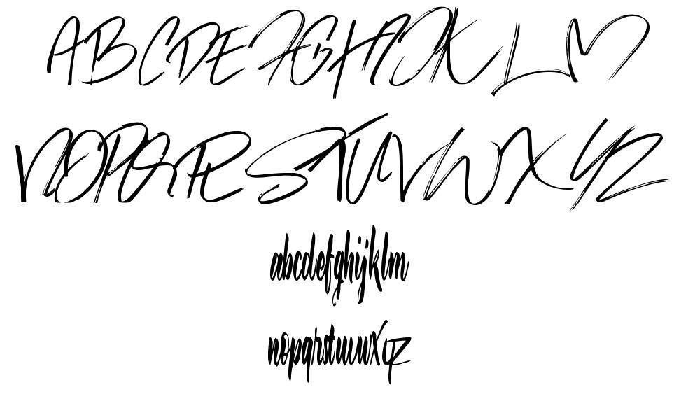Jason Statan font specimens