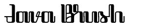 Java Brush 字形