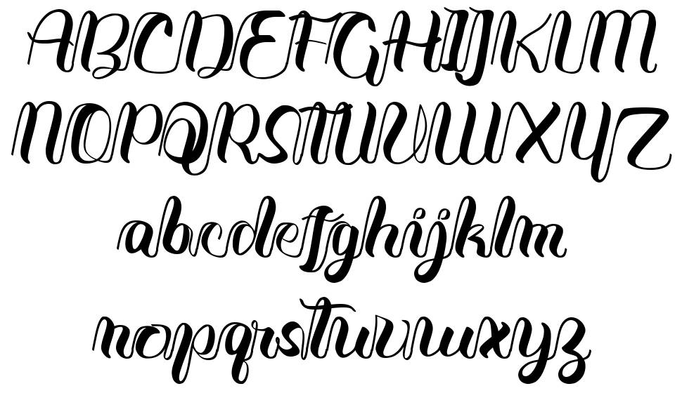 Java Calligraphy font